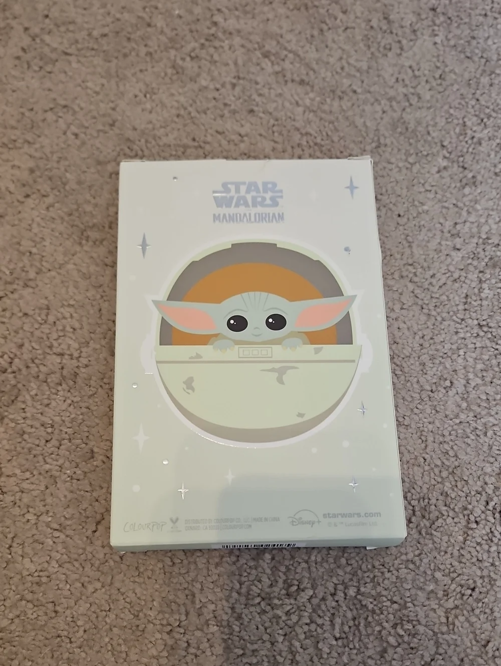 NIB ColourPop Star Wars The Child (Grogu) One Hand Mirror - Green